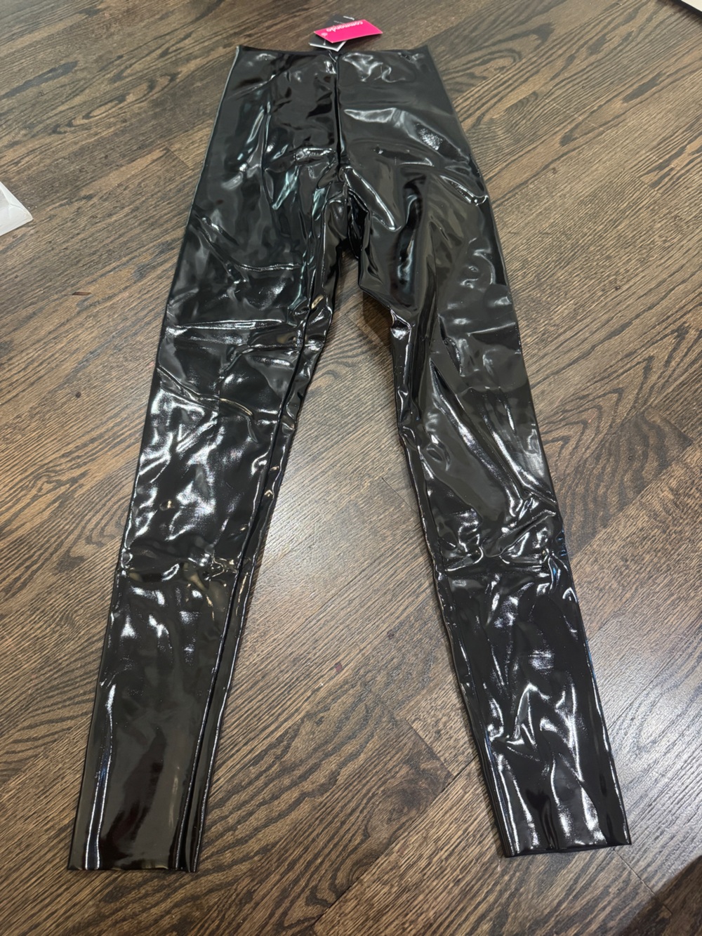 New Commando • Faux Patent Leather Legging Black (XS) - Picture 4 of 6